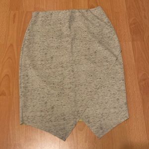 Heather speckled pencil skirt